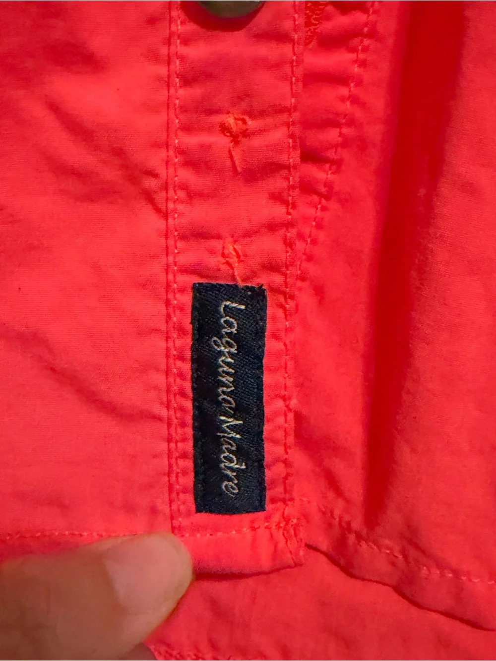 Magellan Outdoors Kid’s Fishing Button-Down Shirt— Coral Pink- Laguna Madre - Picture 3 of 5